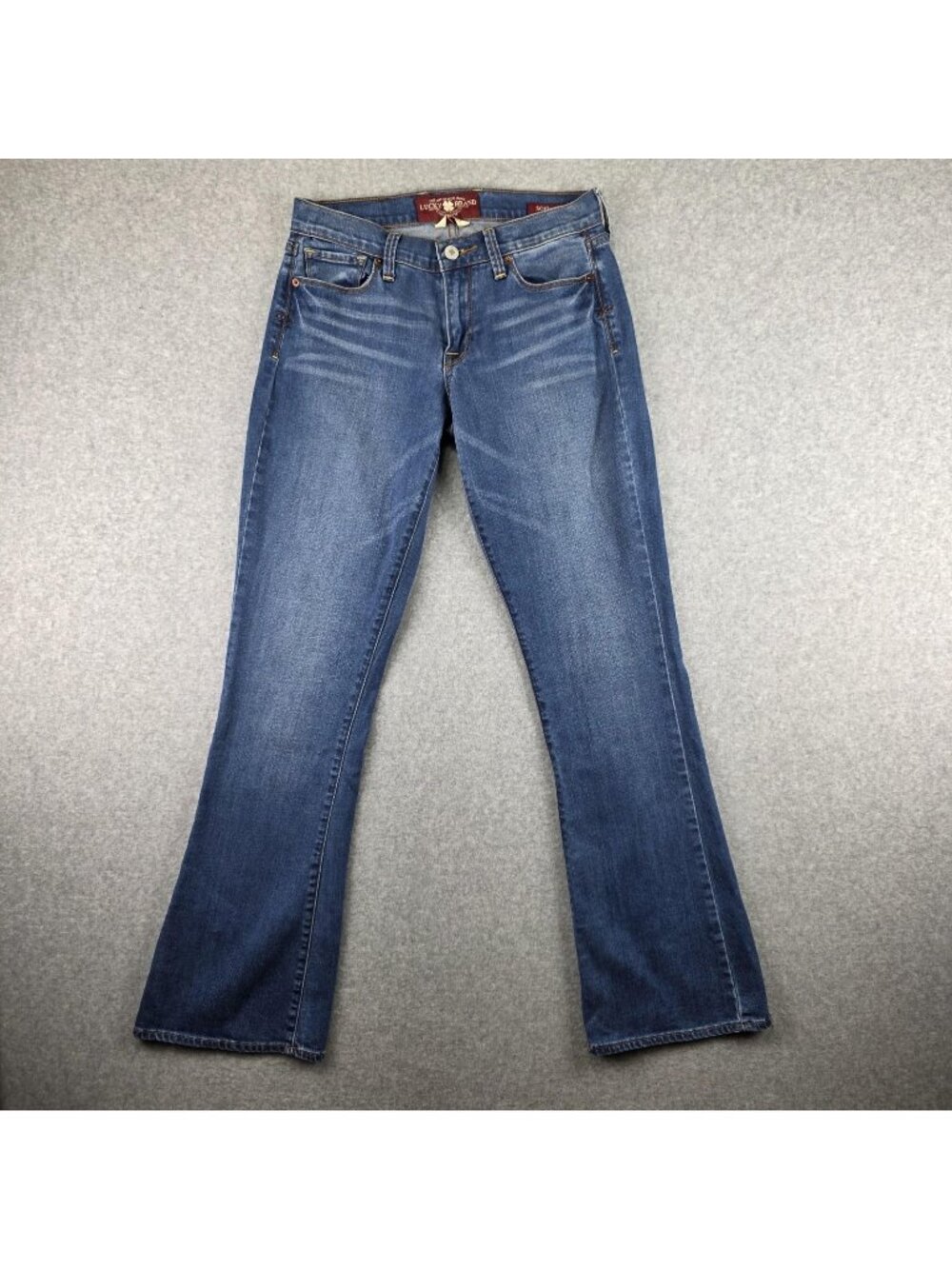 Lucky Brand Sofia Boot Jeans Womens 4 Medium Wash Mid Rise Bootcut Stretch
